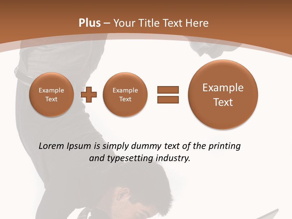 Healthy Gymnast Person PowerPoint Template