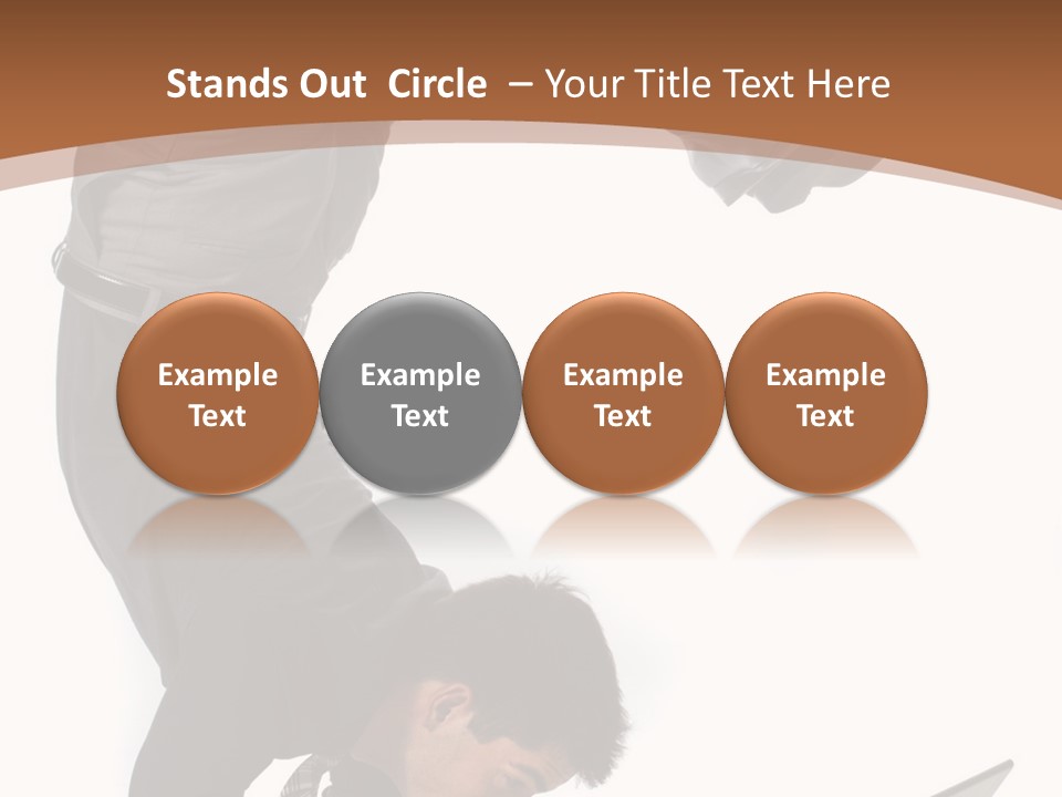 Healthy Gymnast Person PowerPoint Template