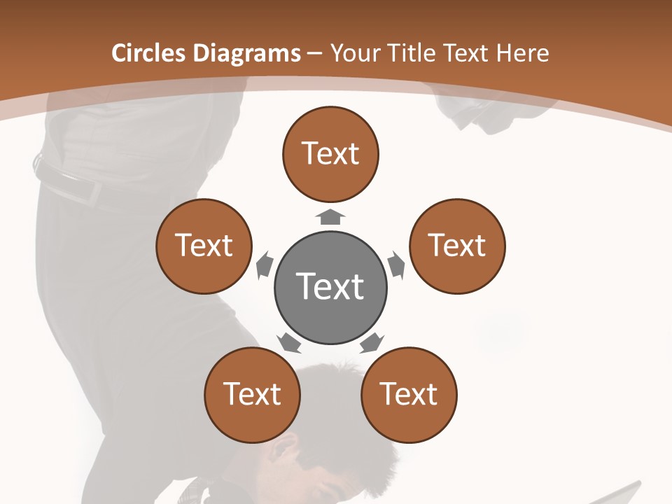 Healthy Gymnast Person PowerPoint Template