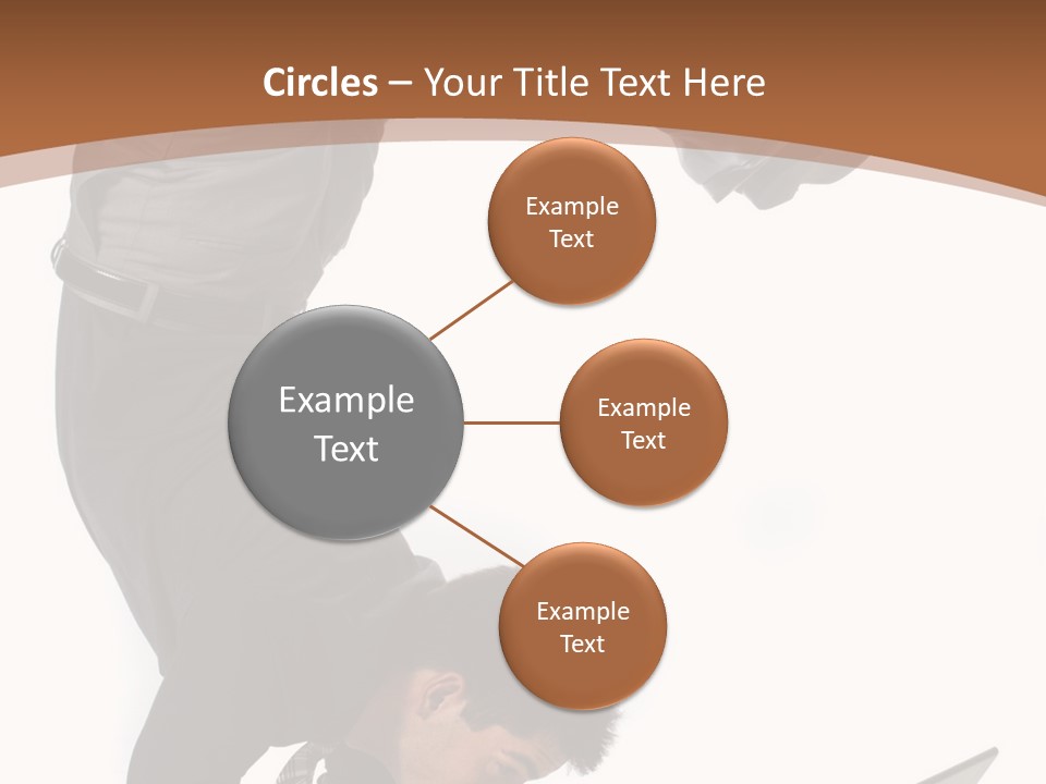 Healthy Gymnast Person PowerPoint Template