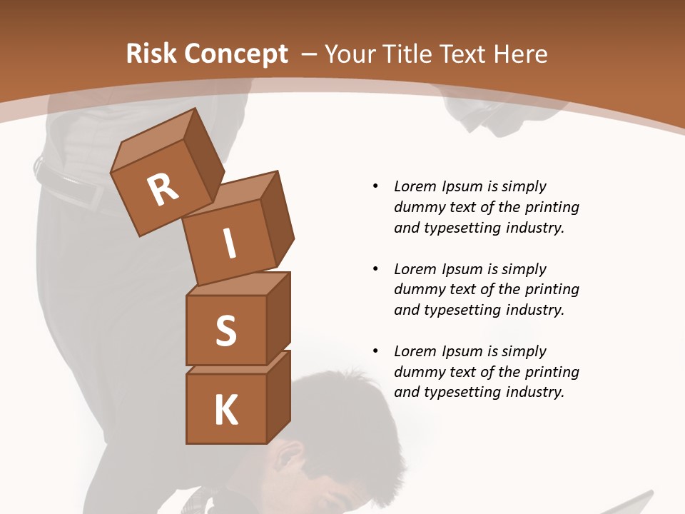 Healthy Gymnast Person PowerPoint Template