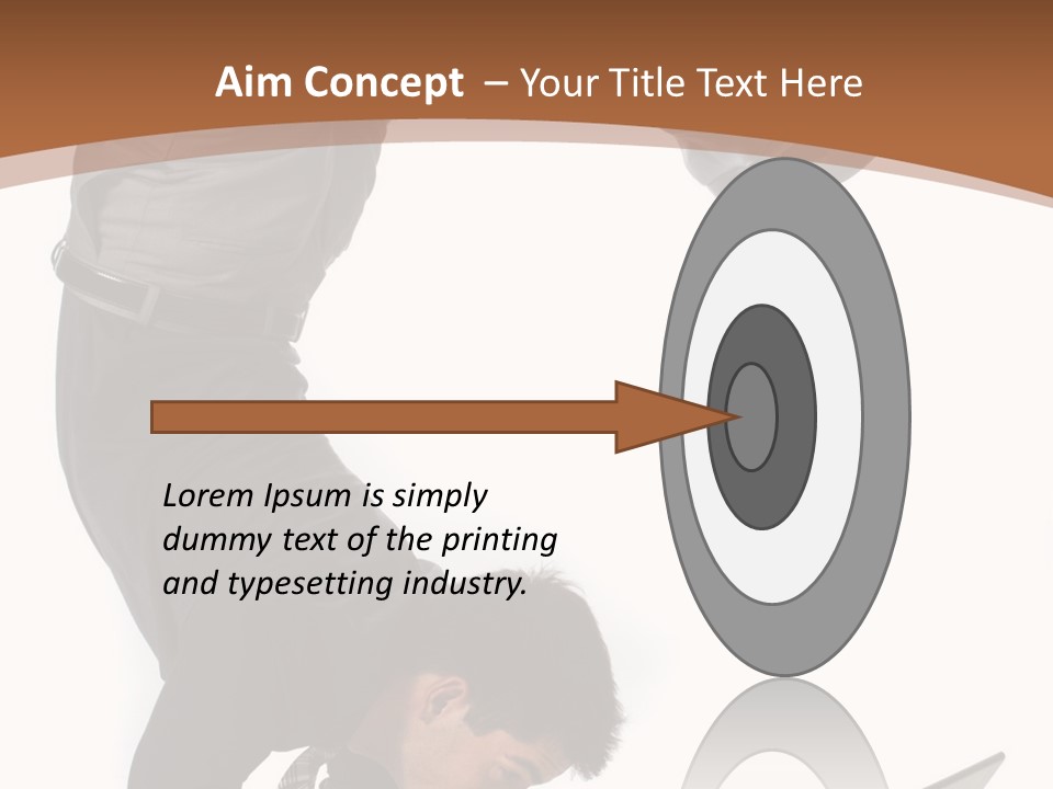 Healthy Gymnast Person PowerPoint Template