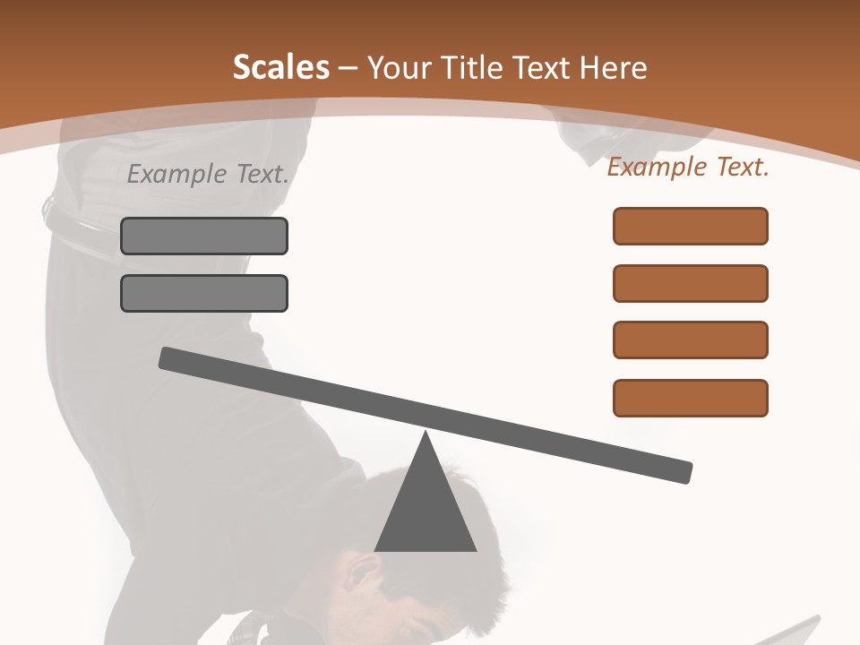 Healthy Gymnast Person PowerPoint Template