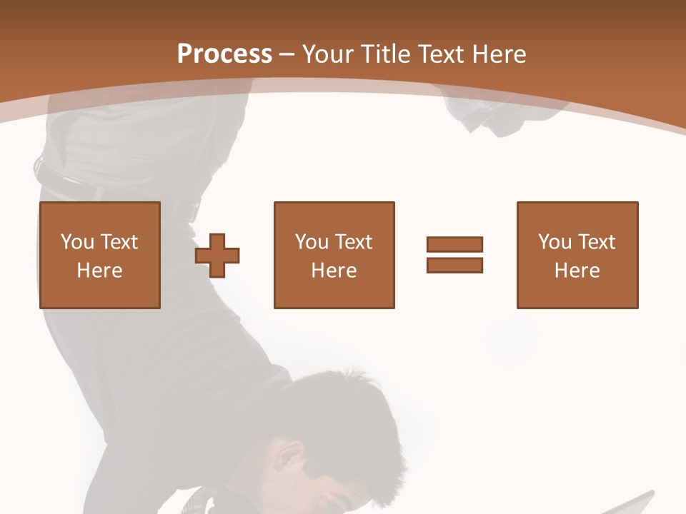 Healthy Gymnast Person PowerPoint Template