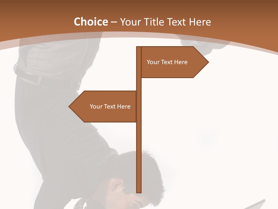 Healthy Gymnast Person PowerPoint Template