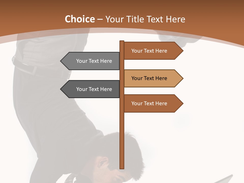 Healthy Gymnast Person PowerPoint Template