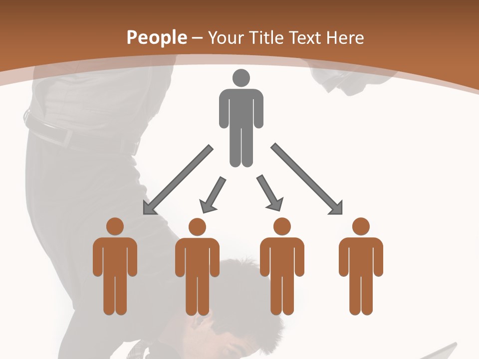 Healthy Gymnast Person PowerPoint Template