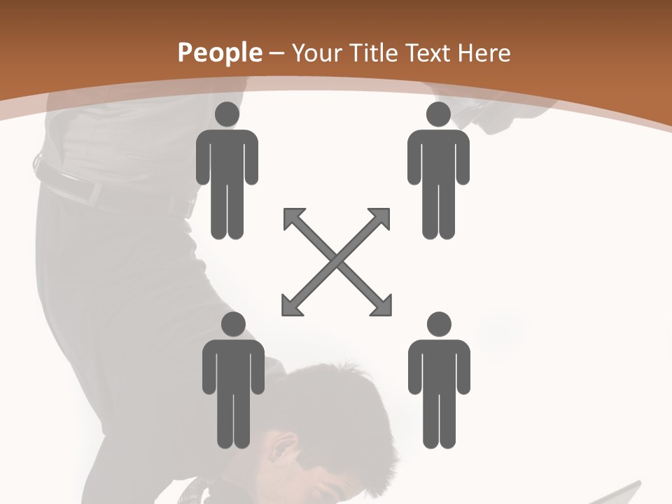 Healthy Gymnast Person PowerPoint Template