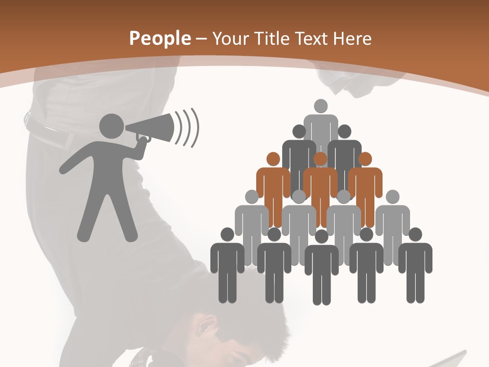 Healthy Gymnast Person PowerPoint Template