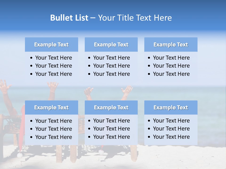 Tropical Hat Xmas PowerPoint Template