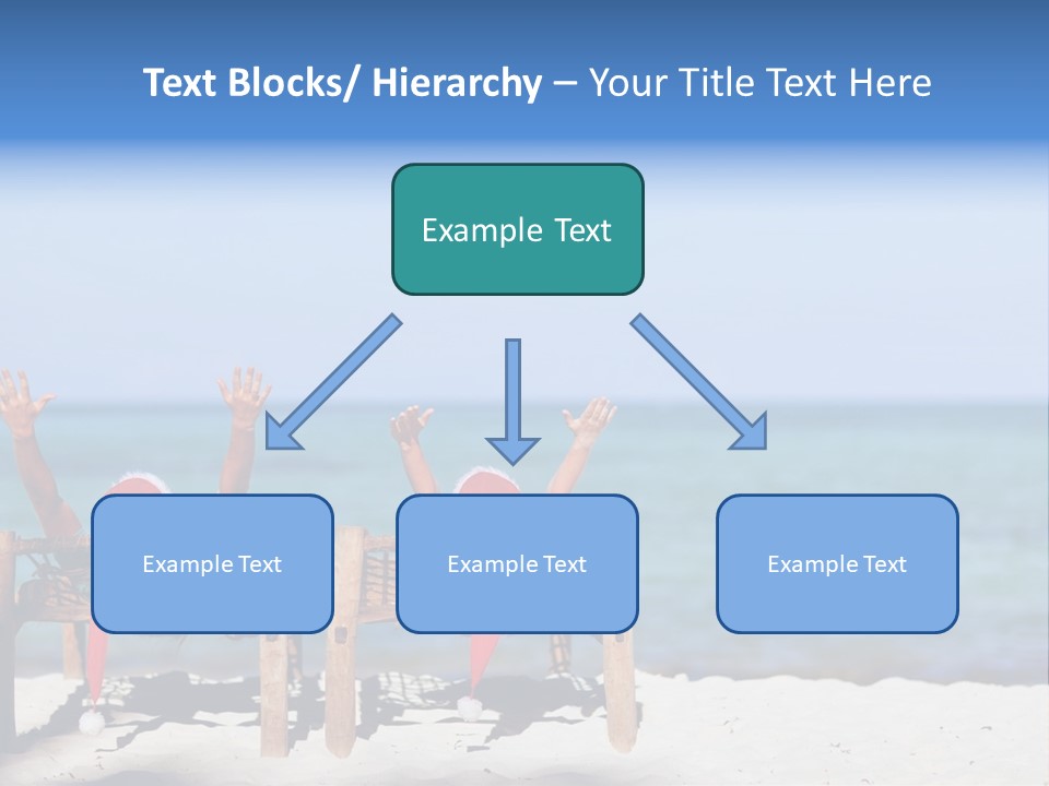 Tropical Hat Xmas PowerPoint Template