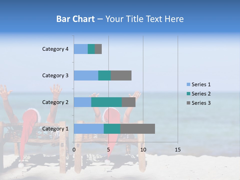 Tropical Hat Xmas PowerPoint Template