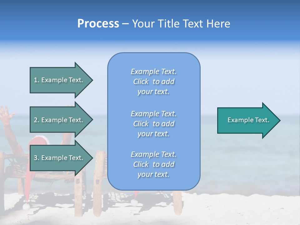 Tropical Hat Xmas PowerPoint Template