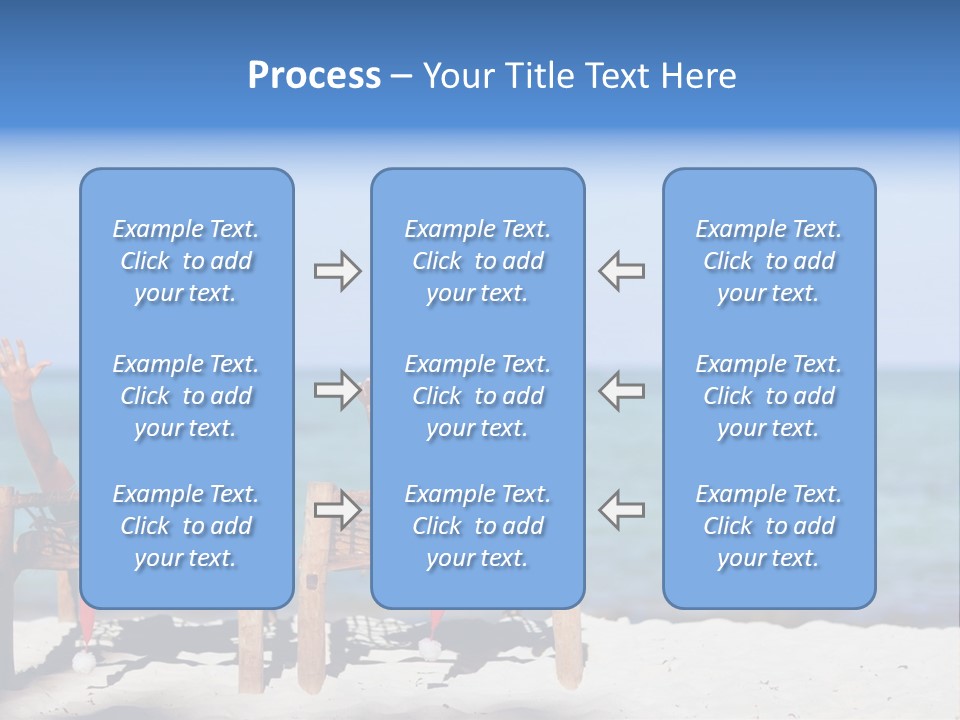 Tropical Hat Xmas PowerPoint Template