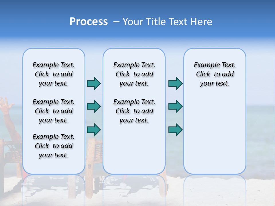 Tropical Hat Xmas PowerPoint Template
