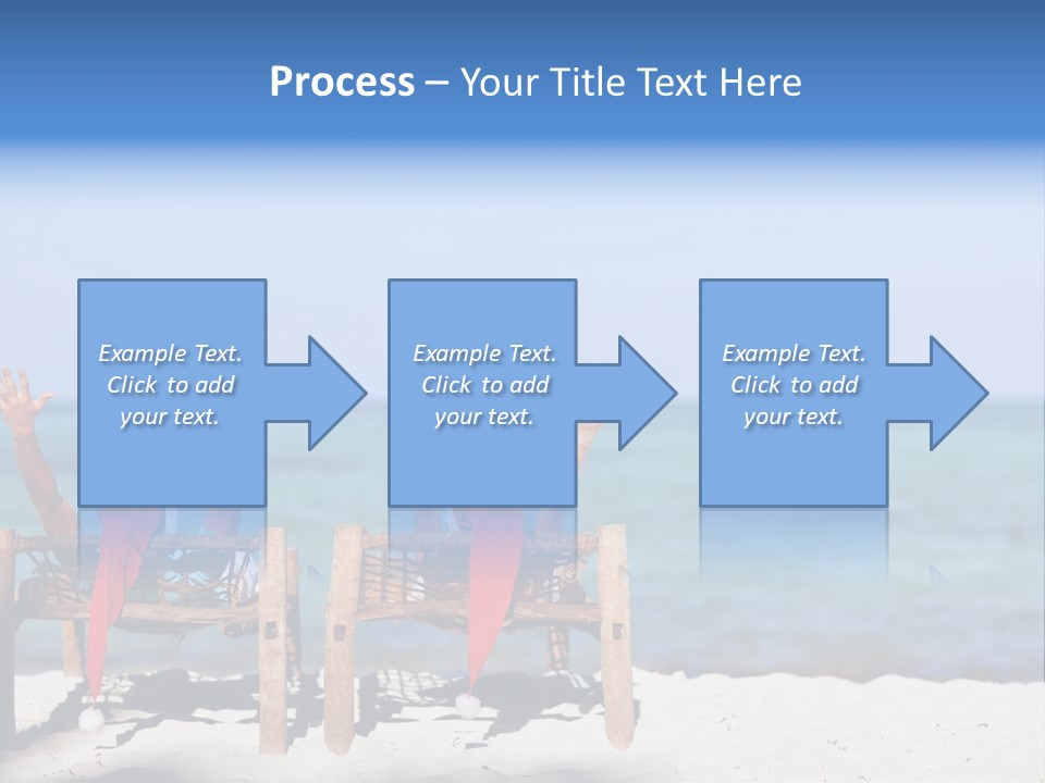 Tropical Hat Xmas PowerPoint Template