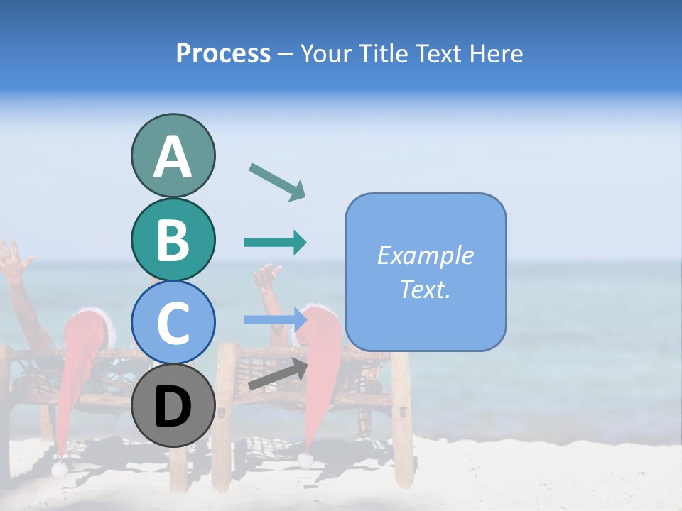 Tropical Hat Xmas PowerPoint Template