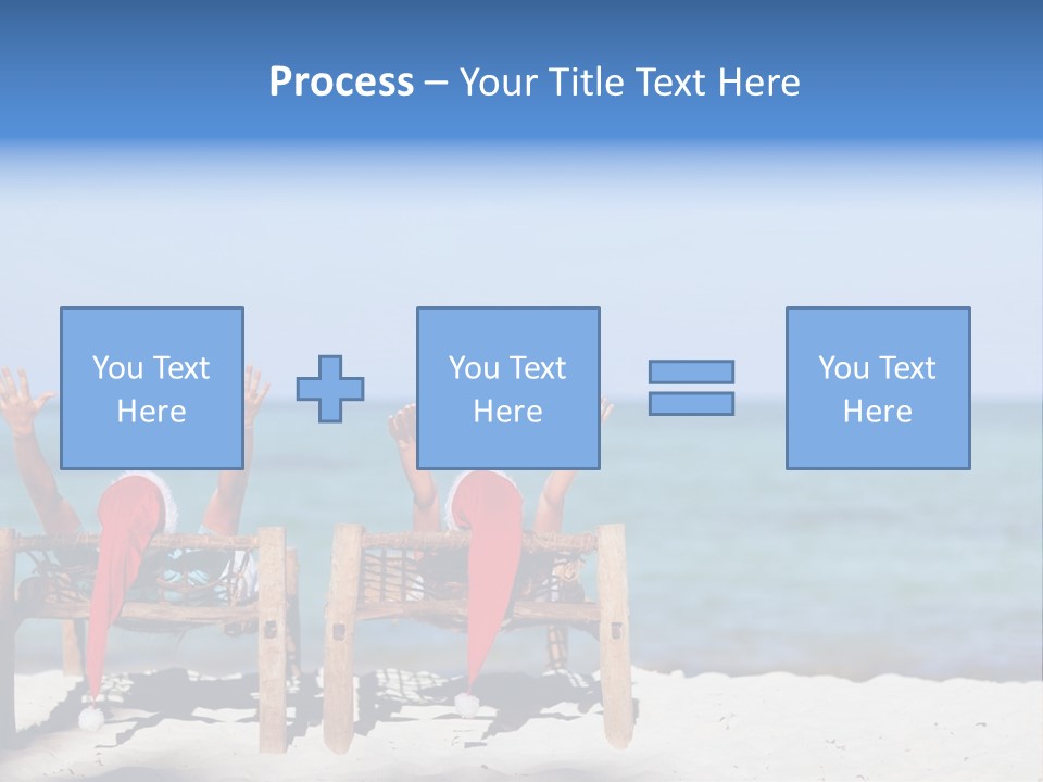 Tropical Hat Xmas PowerPoint Template