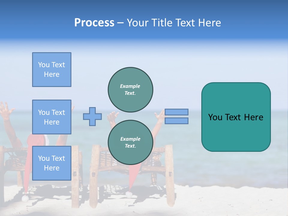 Tropical Hat Xmas PowerPoint Template