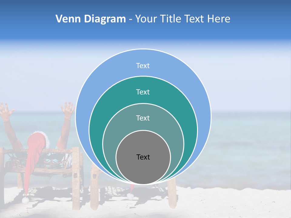 Tropical Hat Xmas PowerPoint Template