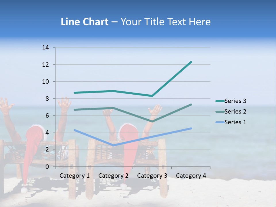 Tropical Hat Xmas PowerPoint Template