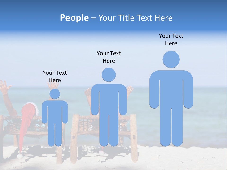 Tropical Hat Xmas PowerPoint Template