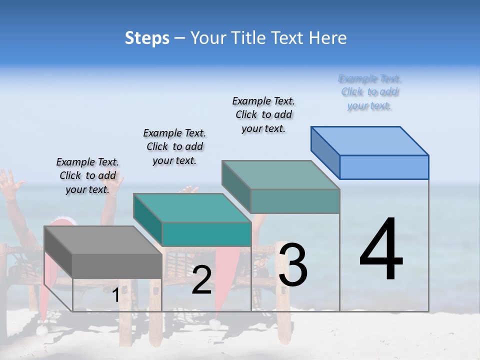 Tropical Hat Xmas PowerPoint Template