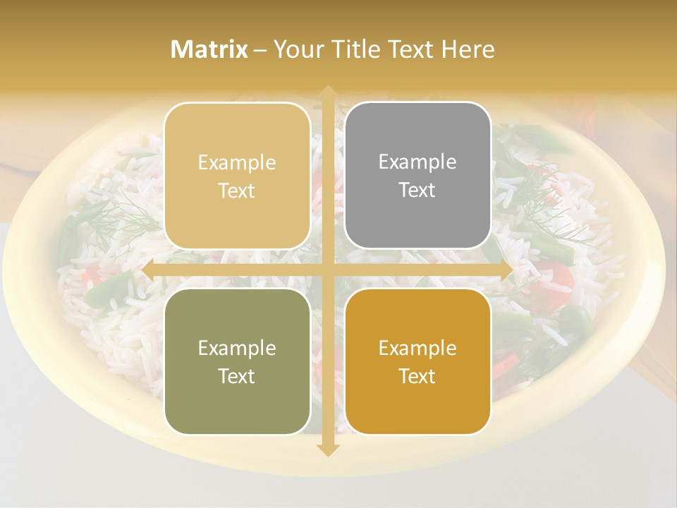 Dinner Cereal Proteins PowerPoint Template