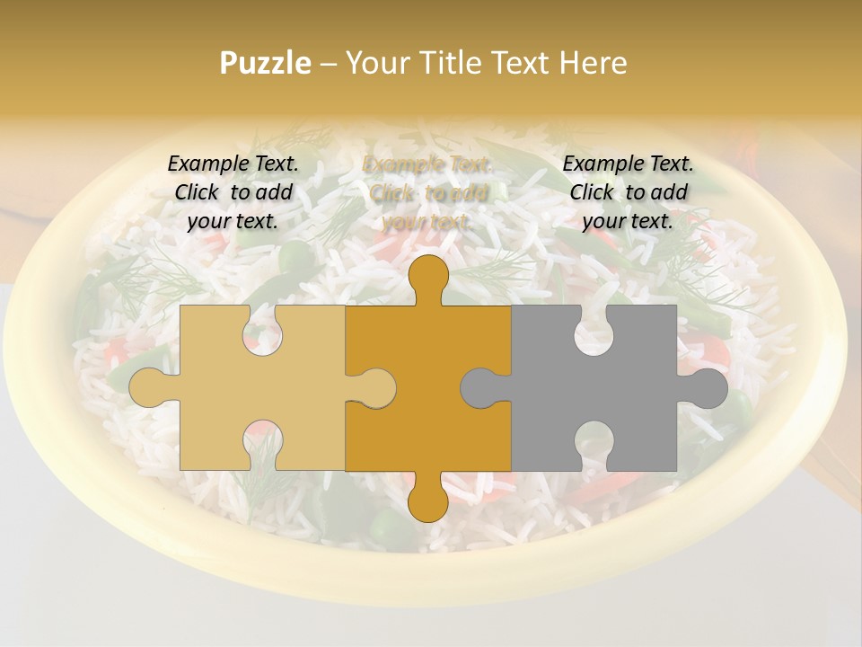 Dinner Cereal Proteins PowerPoint Template