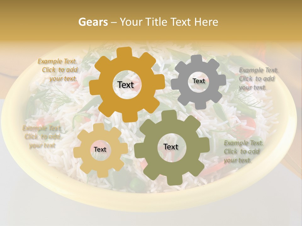 Dinner Cereal Proteins PowerPoint Template