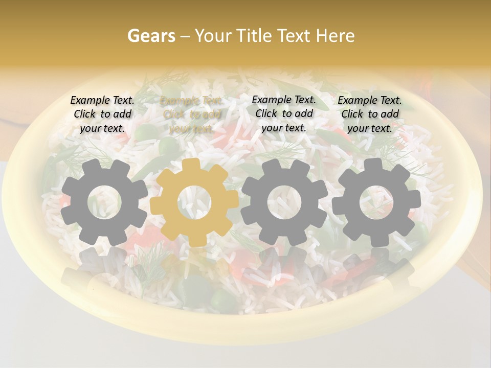 Dinner Cereal Proteins PowerPoint Template