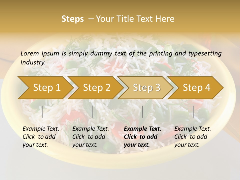 Dinner Cereal Proteins PowerPoint Template