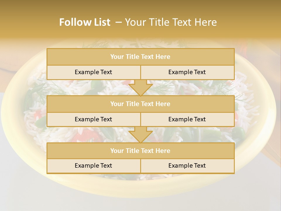 Dinner Cereal Proteins PowerPoint Template