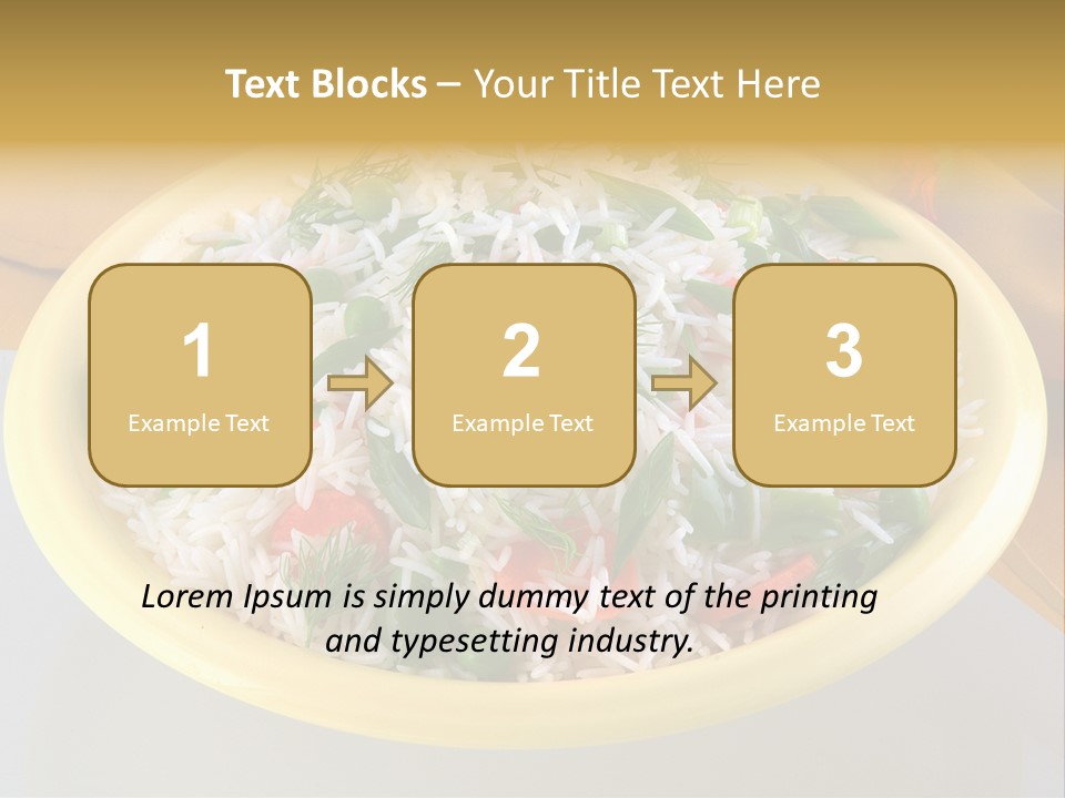 Dinner Cereal Proteins PowerPoint Template