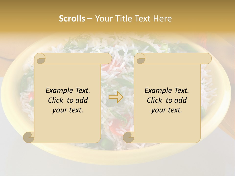 Dinner Cereal Proteins PowerPoint Template