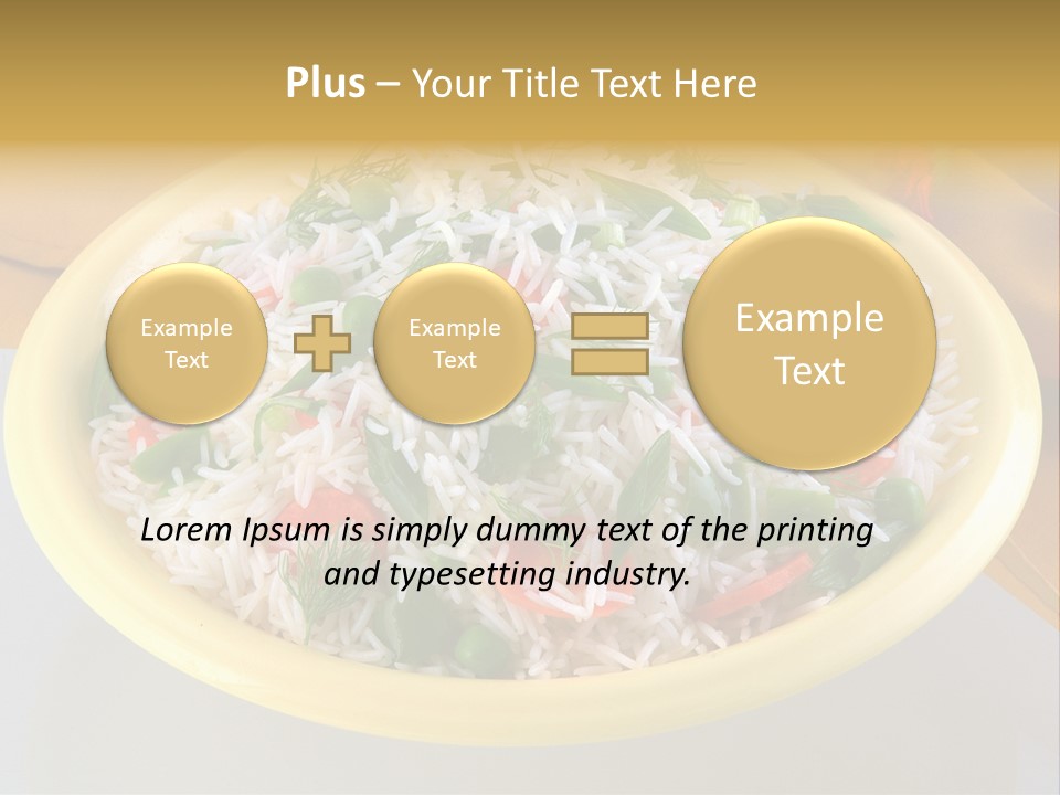Dinner Cereal Proteins PowerPoint Template