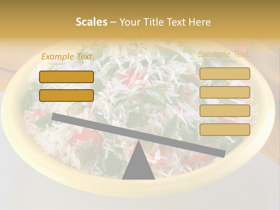 Dinner Cereal Proteins PowerPoint Template