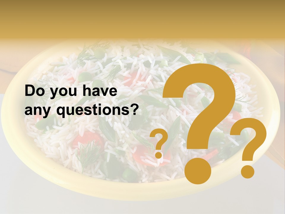 Dinner Cereal Proteins PowerPoint Template