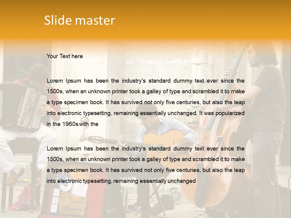 Band Amazing Lifestyle PowerPoint Template