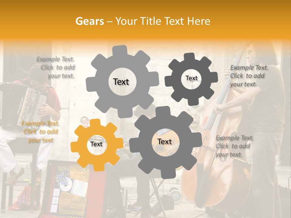 Band Amazing Lifestyle PowerPoint Template