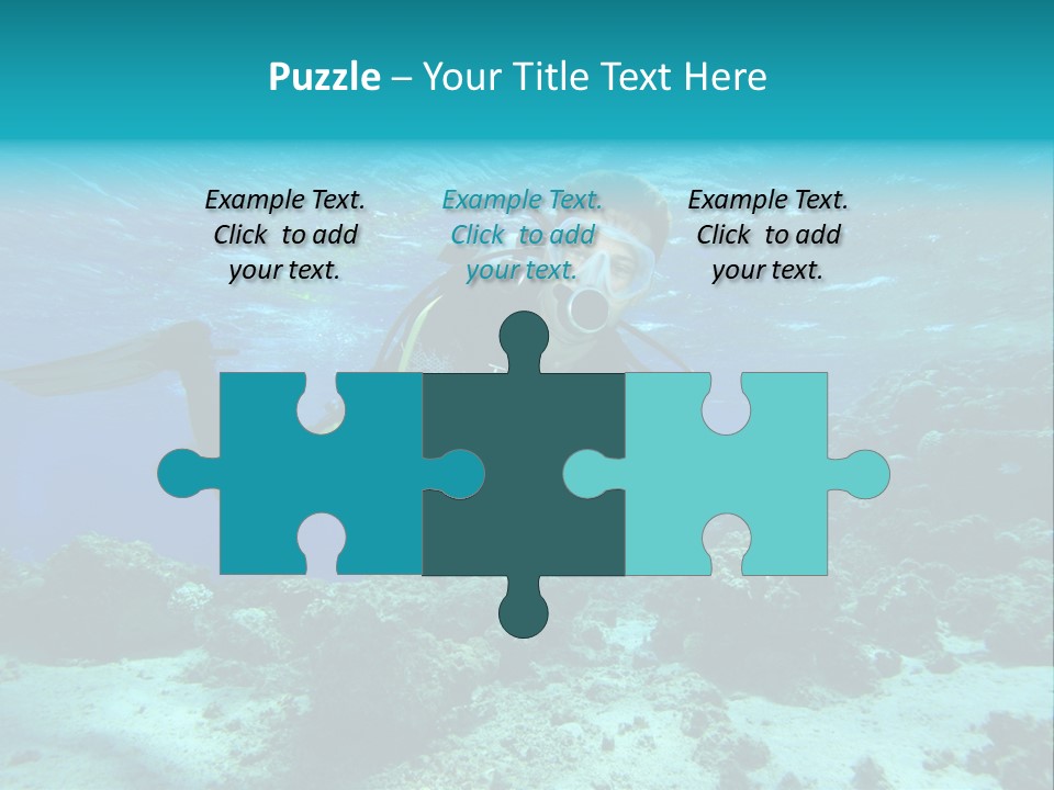 Marine Male Tropical Fish PowerPoint Template