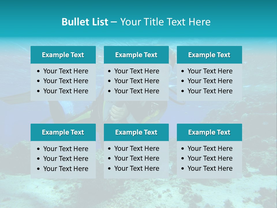 Marine Male Tropical Fish PowerPoint Template