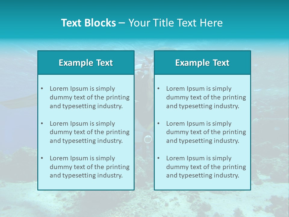 Marine Male Tropical Fish PowerPoint Template