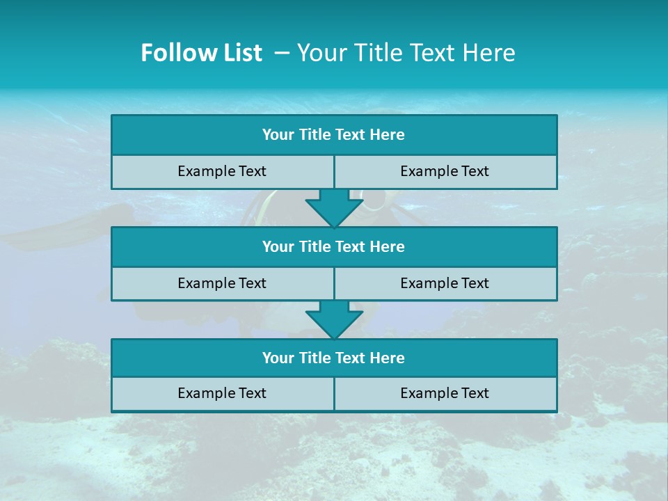 Marine Male Tropical Fish PowerPoint Template