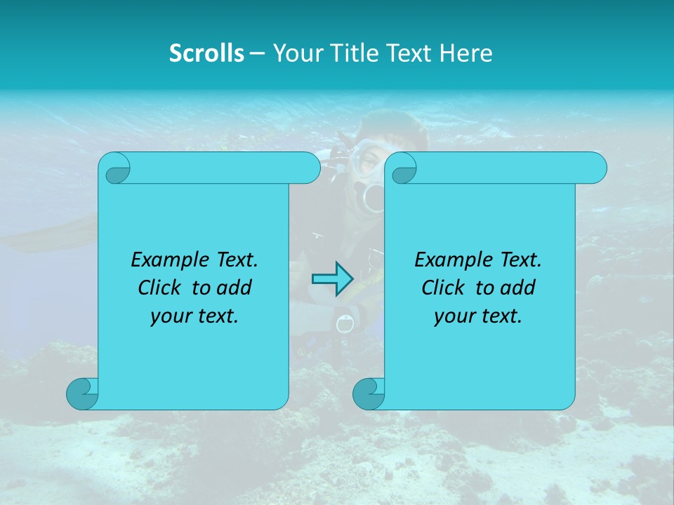 Marine Male Tropical Fish PowerPoint Template
