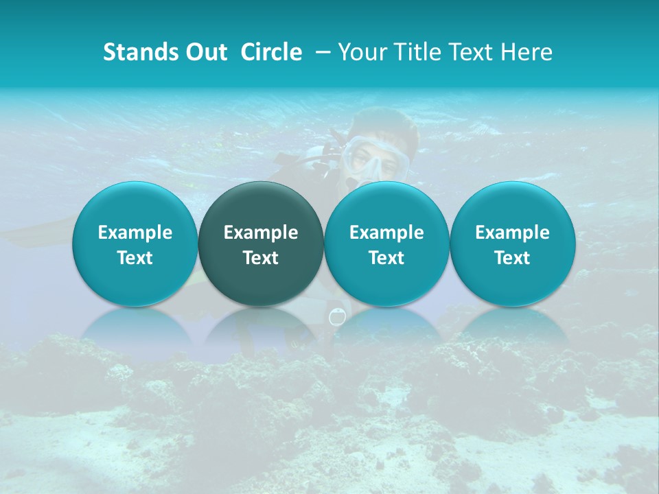 Marine Male Tropical Fish PowerPoint Template