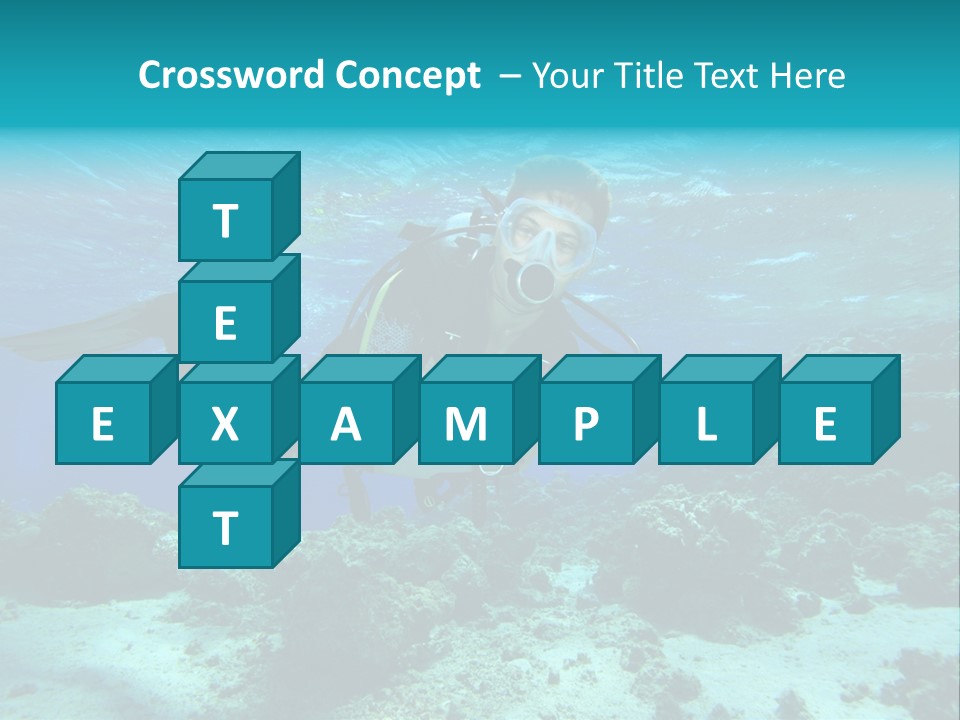 Marine Male Tropical Fish PowerPoint Template