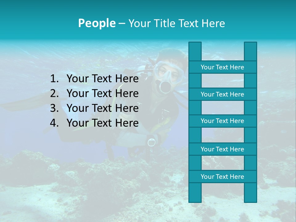 Marine Male Tropical Fish PowerPoint Template