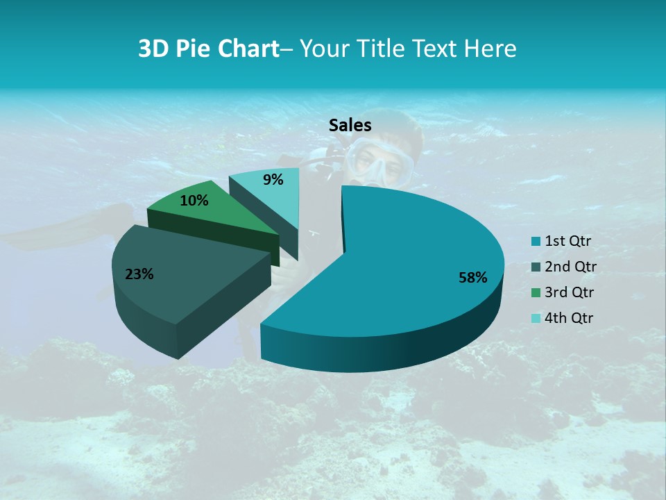 Marine Male Tropical Fish PowerPoint Template