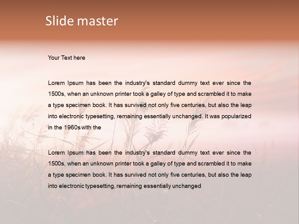 Meadow Season Rural PowerPoint Template